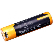 Акумулятор 18650 2600 mAh Fenix micro USB зарядка фото 4