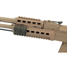 Защитная накладка DLG Tactical (DLG-063) 5 см на планку Picatinny (полимер) олива фото 2