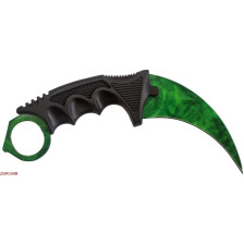 Нож CS GO Karambit Night Green фото 2