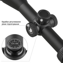 Приціл Discovery Optics VT-R 4-16x40 AOE SFP (25.4 мм, підсвічування) фото 6