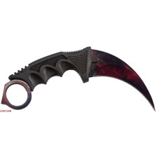 Нож CS GO Karambit Night Sakura Red фото 2