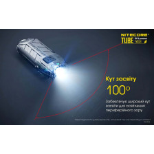 Ліхтар наключний Nitecore TUBE v2.0 2026 прозорий фото 7