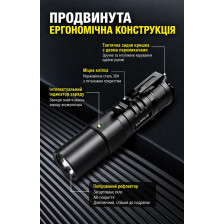 Ручной фонарь Klarus XT1C 1000 лм/850 mAh. Black фото 9