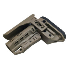 Приклад DLG TBS Compact PCP (Mil-Spec) с регулируемой щекой, койот фото 5
