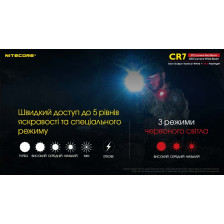Ліхтар Nitecore CR7 фото 10