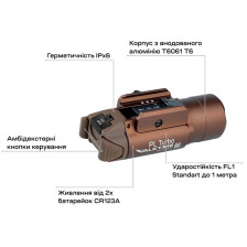 Фонарь Olight PL Turbo Valkyrie. Цвет - desert tan фото 15