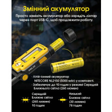 Ліхтар універс з магнітним кріпленням Nitecore NWL20 фото 9