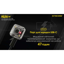 Ліхтар налобний Nitecore NU05 KIT V2 фото 10
