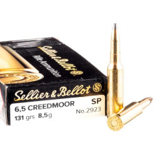 Патрон Sellier & Bellot кал. 6,5 Creedmoor куля SP, маса 8.5 гр/131 гран фото 2