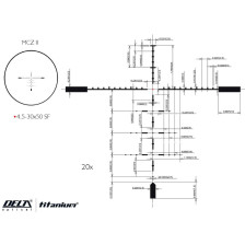 Прицел Delta DO Titanium 4.5-30x50 MCZ II фото 2