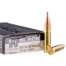 Патрон Hornady Blackout/Whisper кал. 300 Win Mag, куля V-Max, маса 7.13 гр/110 гран фото 2
