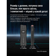 Ультратонкий фонарь Klarus FlatTac X2 3000 лм/1500 mAh. Black фото 15