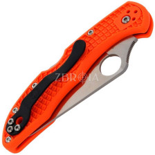 Ніж Spyderco Delica 4 Flat Ground Orange (C11FPOR) фото 3