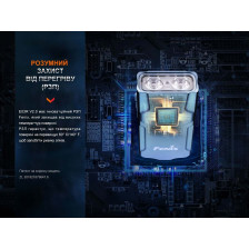 Фонарь наключный Fenix E03R V2.0 серый фото 17