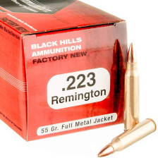 Патрон Black Hills Factory New кал. 223 Rem куля FMJ, маса 3.56 гр/55 гран фото 2