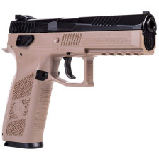 Пневматичний пістолет ASG CZ P-09 Black/FDE Blowback Pellet фото 3