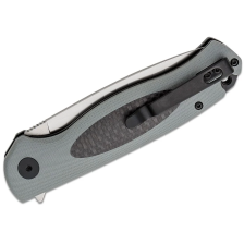Нож складной Petrified Fish Stamp к. Carbon Fiber With Gray G10 (PFB03GAS) фото 3