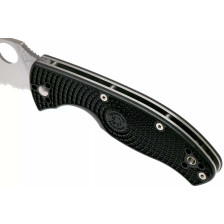 Ніж Spyderco Tenacious Lightweight Half Serrated (C122PSBK) фото 7