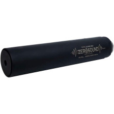 Глушитель Zero Sound TITANium Brake кал. 223 - 6,5 Creedmoor. Резьба 1/2"-28 UNEF. Цвет - Coyote tan фото 3