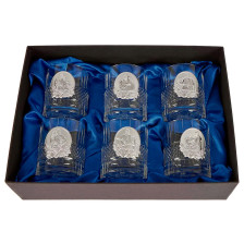 Набор стаканов для виски "Казаки" Boss Crystal, 6 шт.  (B6KOZ2XS) фото 2