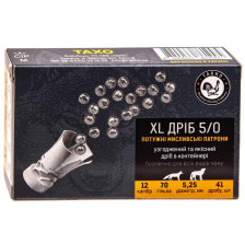 Патроны ТАХО XL кал. 12/70 дробь №5/0, навеска 32 гр фото 2
