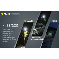 Ліхтар налобний Nitecore NU33 фото 5