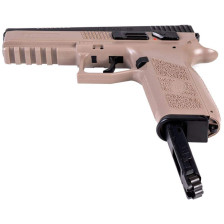 Пневматичний пістолет ASG CZ P-09 Black/FDE Blowback Pellet фото 5