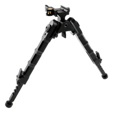 Сошки Buvele V9 на Weaver/Picatinny (высота 18.4 - 22.9 см, шарнирная база) быстросъемные фото 7
