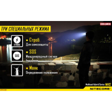 Фонарь Nitecore MH12 фото 6