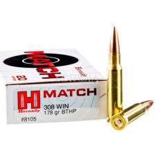 Патрон Hornady Match кал. 308 Win пуля BTHP, масса 11.53 гр/178 гран фото 2
