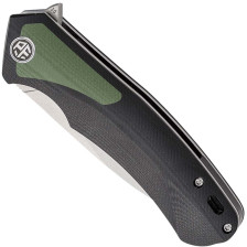 Нож Petrified Fish Pub Black/Green G10, Stonewashed (PF838GRW) фото 4