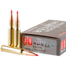 Патрон Hornady Precision Hunter кал. 308 Win пуля ELD-X, масса 11.53 гр/178 гран фото 3