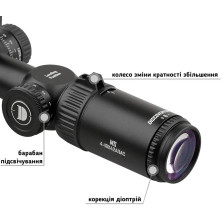Приціл Discovery Optics MS 4-16x42 AOAC (25.4 мм, підсвічування) фото 5