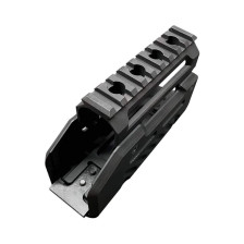 Цівка X-GUN Handguard для АКС-74У (алюміній) чорна фото 2