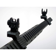 Набор: угловые целик и мушка DLG Tactical (DLG-184) OFFSET Low Profile на планку Picatinny фото 9