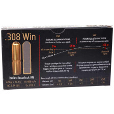 Патрон ТАХО кал. 308 Win Interlock RN фото 2