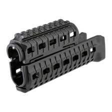Цевье DLG Tactical (DLG-133) для АК-47/74 c 1-ой планкой Picatinny + слоты M-LOK (полимер) черное фото 4