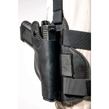 Набедренная кобура AMMO Key Illegible-2 S Black Hydrofob для Glock 17 фото 3