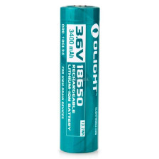 Акумулятор літієвий Olight 18650 3.6V 3400mAh з кейсом фото 2