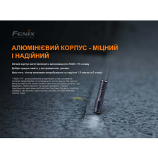 Ліхтар ручний Fenix E01 V2.0 чорний фото 13