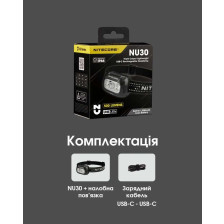 Ліхтар налобний Nitecore NU30 2024 фото 19