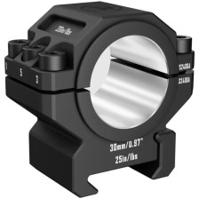Кольца Discovery 6061 Aluminum Heavy-Duty Scope Mount (30/25.4 мм) Low на Weaver/Picatinny фото 2