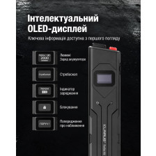 Ультратонкий фонарь Klarus FlatTac X1 4200 лм/2700 mAh. Black фото 9
