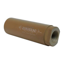 Глушник Zero Sound TITANium Mini Brake кал. 223 - 6,5 Creedmoor. Різьба 1/2"-28 UNEF. Колір - Coyote tan фото 3