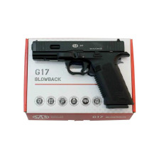 Пневматичний пістолет SAS G17 Blowback (KMB-19AHN) фото 5