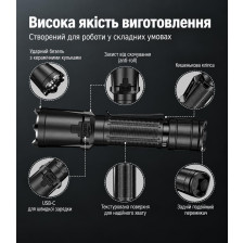 Ручной фонарь Klarus XT11GT Pro 3300 лм/4000 mAh. Black фото 11