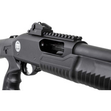 Рушниця Huglu Atrox Tactic Black Telescopic Stock кал. 12/76 (ствол 47 см.) фото 4
