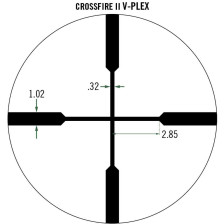 Прицел Vortex Crossfire II 2-7x32 Scout Scope V-Plex (MOA) фото 9