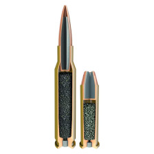 Патрон Hornady American Gunner кал. 6,5 Creedmoor пуля BTHP, масса 9.07 гр/140 гран (уп. 200 шт) фото 2