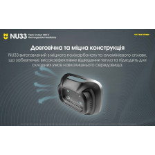 Ліхтар налобний Nitecore NU33 фото 9